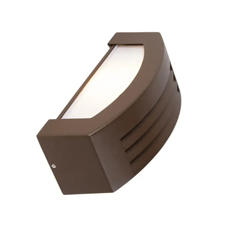 Wandlampen-QAZQA wandlampen buiten hurricane bronskleurig e27