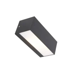 QAZQA wandlampen buiten houks zwart e27