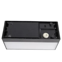 QAZQA wandlampen buiten houks zwart e27