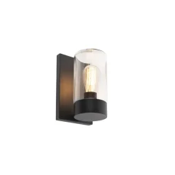 Wandlampen-QAZQA wandlampen buiten jarra zwart e27