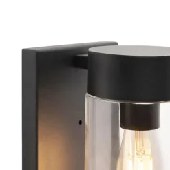 Wandlampen-QAZQA wandlampen buiten jarra zwart e27