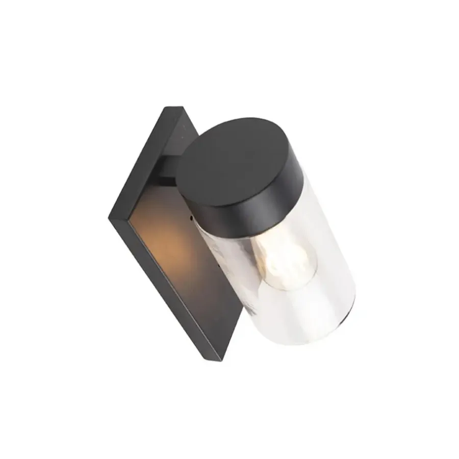 Wandlampen-QAZQA wandlampen buiten jarra zwart e27