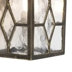 Buitenverlichting|Wandlampen-QAZQA wandlampen buiten london bruin e27