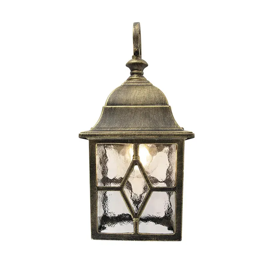 Buitenverlichting|Wandlampen-QAZQA wandlampen buiten london bruin e27
