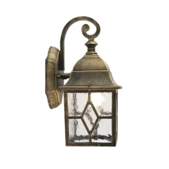 Buitenverlichting|Wandlampen-QAZQA wandlampen buiten london bruin e27