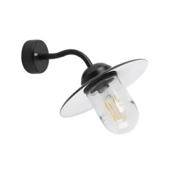 QAZQA wandlampen buiten munich zwart e27