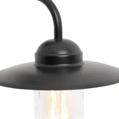 QAZQA wandlampen buiten munich zwart e27