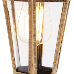 Wandlampen-QAZQA wandlampen buiten new haven goudkleurig e27