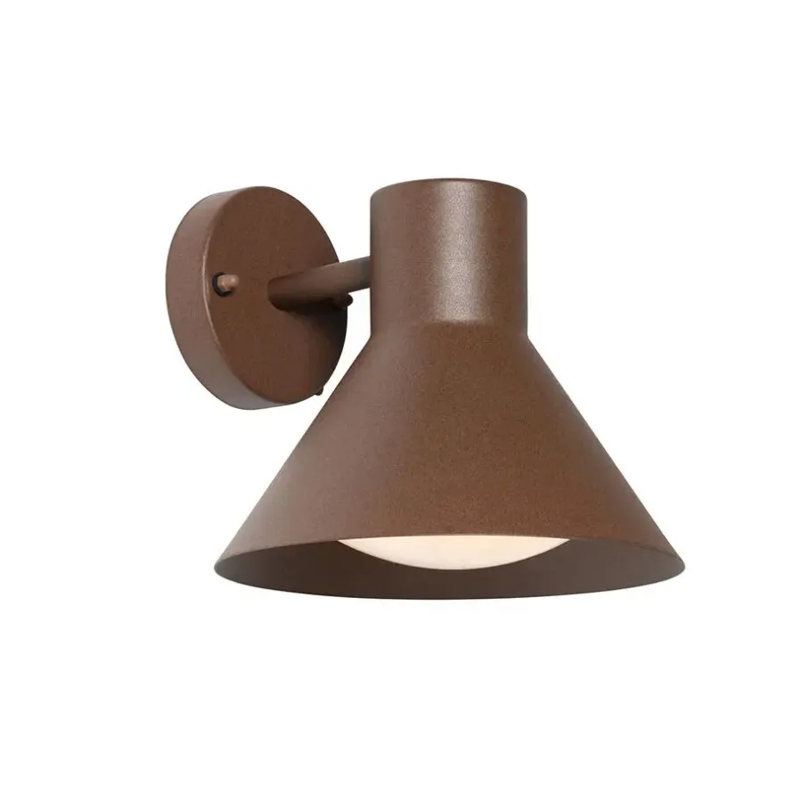 Wandlampen-QAZQA wandlampen buiten natas bronskleurig e27