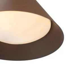 Wandlampen-QAZQA wandlampen buiten natas bronskleurig e27