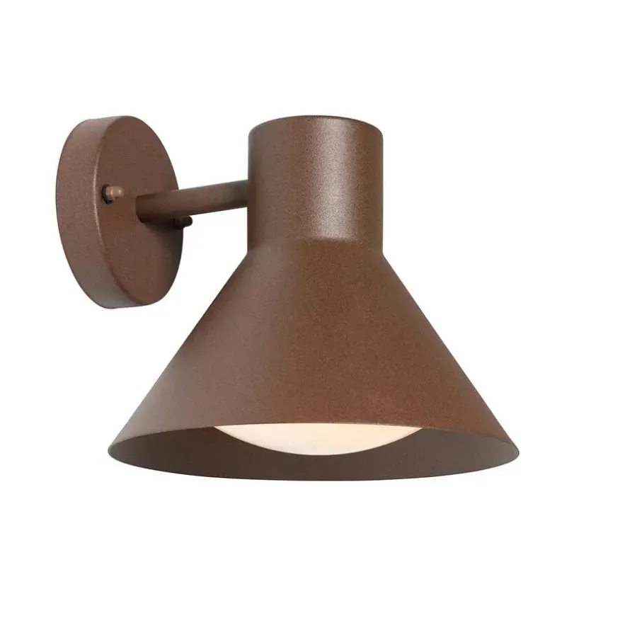 Wandlampen-QAZQA wandlampen buiten natas bronskleurig e27