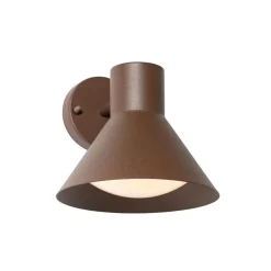 Wandlampen-QAZQA wandlampen buiten natas bronskleurig e27