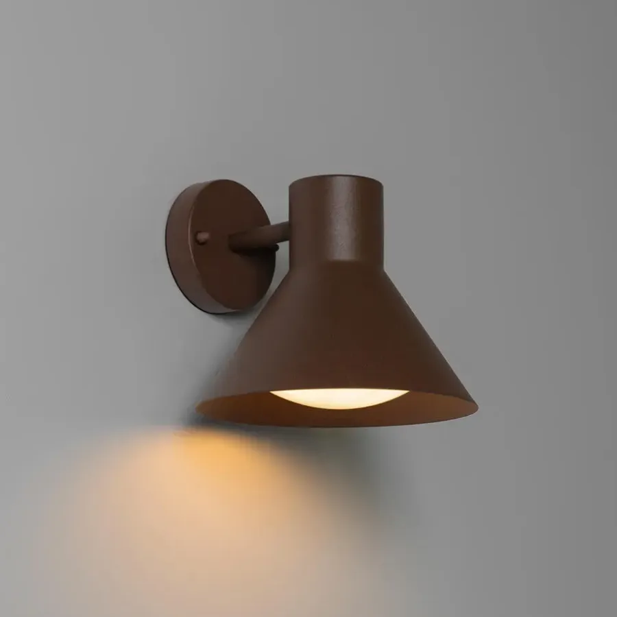 Wandlampen-QAZQA wandlampen buiten natas bronskleurig e27