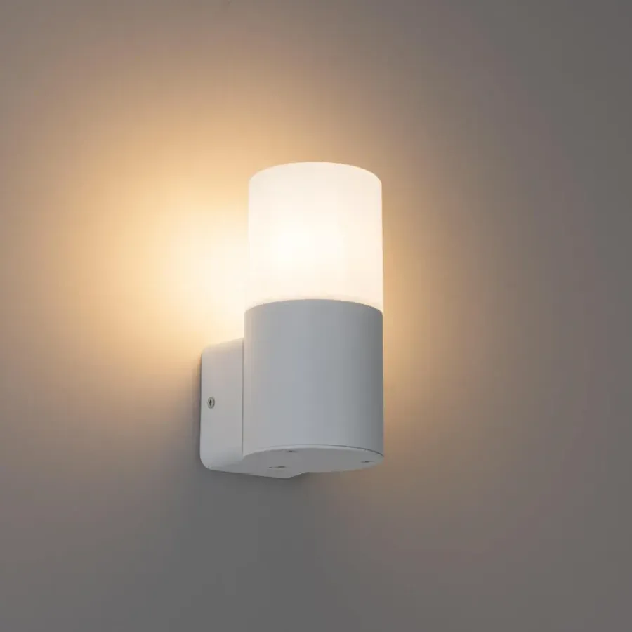 Buitenverlichting|Wandlampen-QAZQA wandlampen buiten odense wit e27