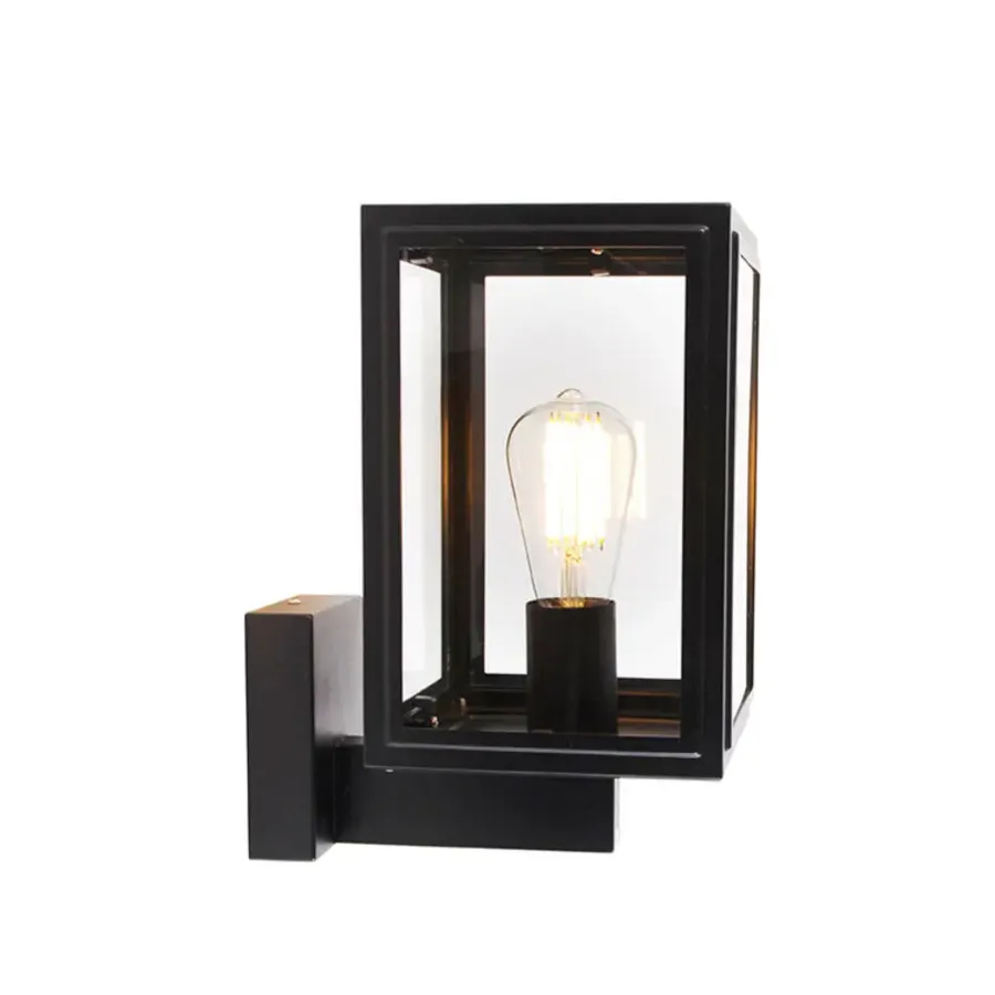 Wandlampen-QAZQA wandlampen buiten sutton zwart e27
