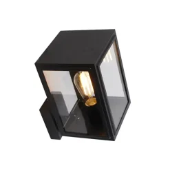 Wandlampen-QAZQA wandlampen buiten sutton zwart e27