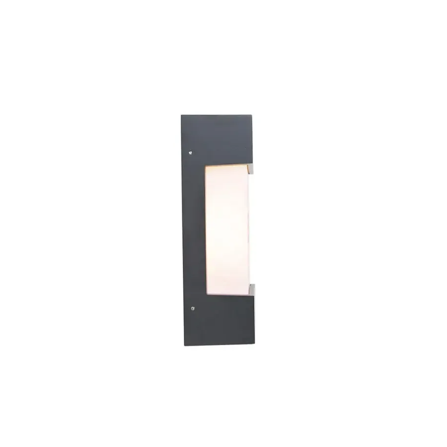 QAZQA wandlampen buiten tide grijs e27