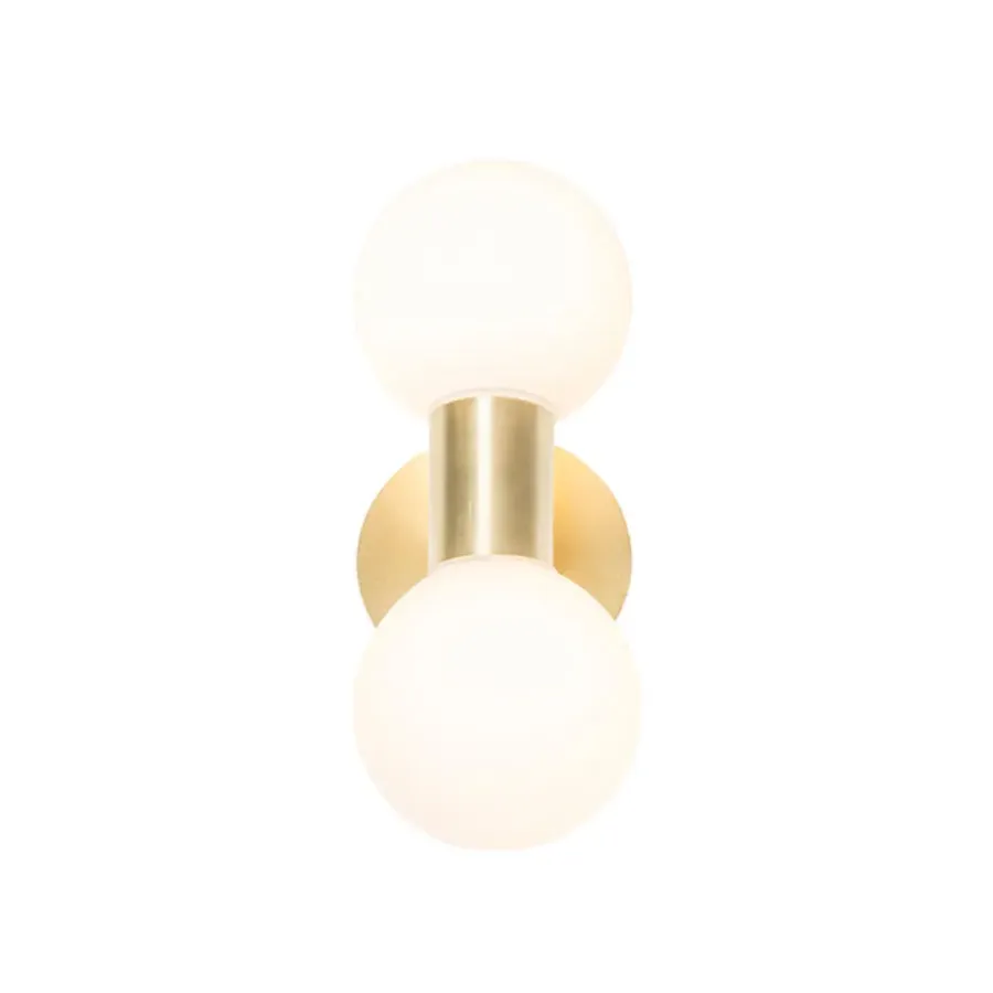 QAZQA wandlampen cederic goudkleurig g9
