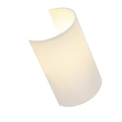 Wandlampen-QAZQA wandlampen drum wit e27