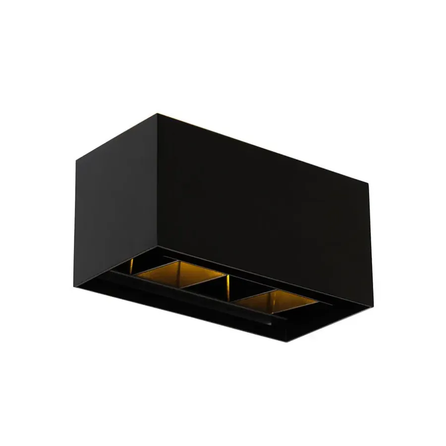 Wandlampen-QAZQA wandlampen edwin zwart g9