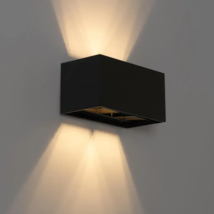 Wandlampen-QAZQA wandlampen edwin zwart g9
