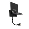 Wandlampen-QAZQA wandlampen flero zwart g9