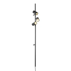 Wandlampen-QAZQA wandlampen jeana luxe zwart gu10