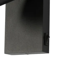 Wandlampen-QAZQA wandlampen jeana luxe zwart gu10