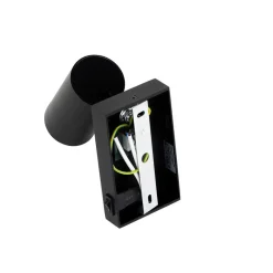 Wandlampen-QAZQA wandlampen jeana luxe zwart gu10