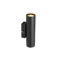 Wandlampen-QAZQA wandlampen jeana zwart gu10