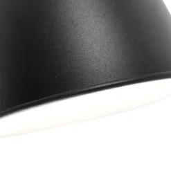 QAZQA wandlampen merle zwart e27