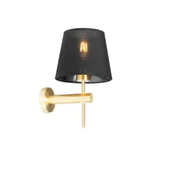 QAZQA wandlampen pluk goudkleurig e27