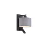 QAZQA wandlampen puglia grijs e27