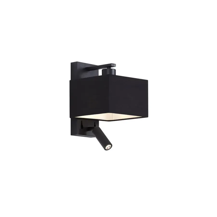 Wandlampen-QAZQA wandlampen puglia zwart e27