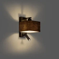 Wandlampen-QAZQA wandlampen puglia zwart e27