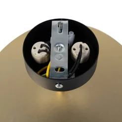 Wandlampen-QAZQA wandlampen pulley goudkleurig g9