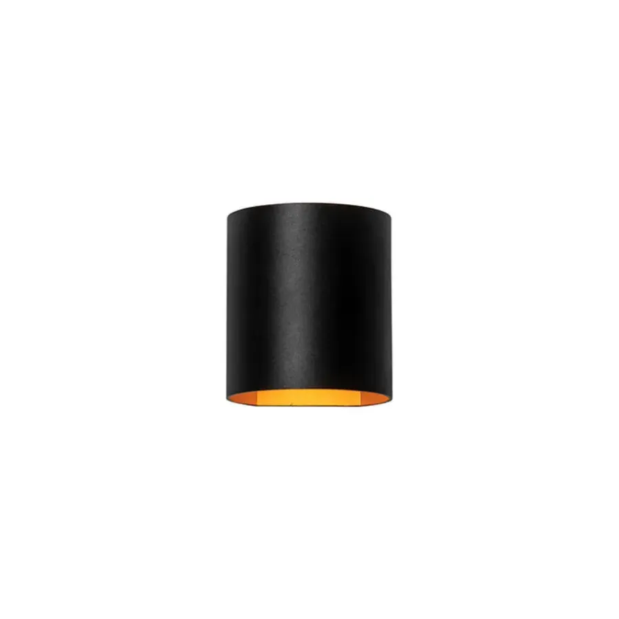 QAZQA wandlampen sabbio goudkleurig g9