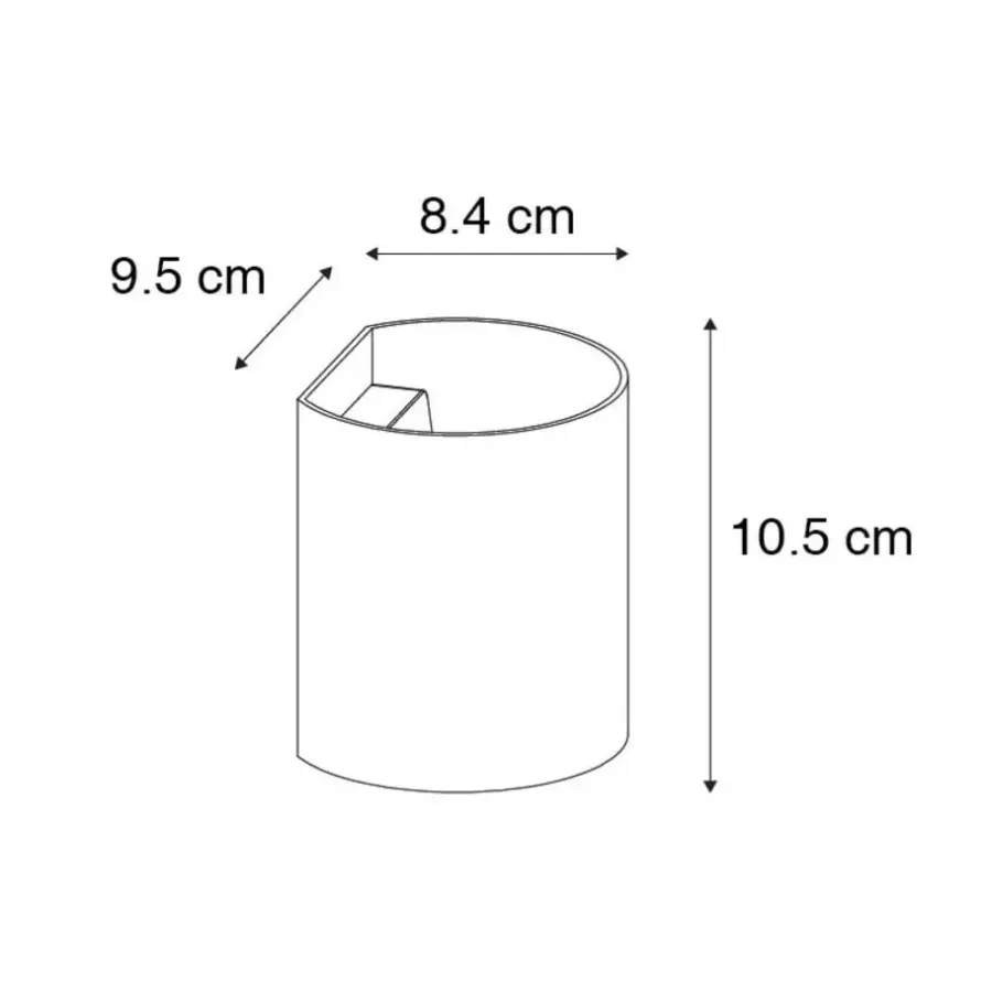Wandlampen-QAZQA wandlampen sabbio zwart g9