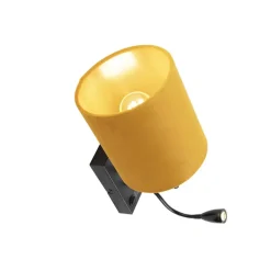 Wandlampen-QAZQA wandlampen stacca geel e27