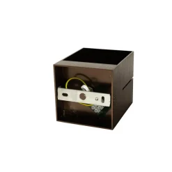 QAZQA wandlampen transfer groove bruin g9