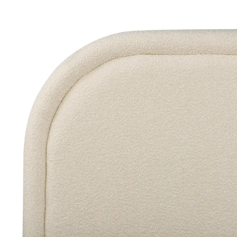 Beliani QUILLIEN - Bed met opbergruimte - Beige - 140 x 200 cm - Polyester