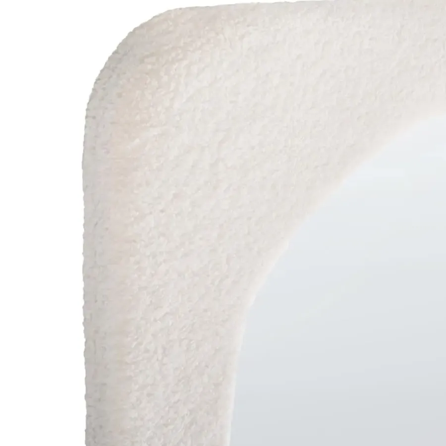 Leen Bakker QUIMPER - Wandspiegel - Off-white - Glas/MDF