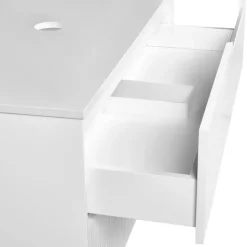 Wastafelkasten-Leen Bakker QUINTELA - Badkamermeubel - Wit - 60 x 52 cm - MDF