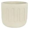 QUVIO Bloempot - Drips - Beton - Beige
