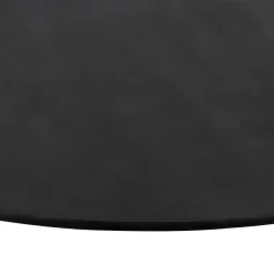 QUVIO Eettafel Sofia – Rond – Ø130 – Kruispoot – Zwart