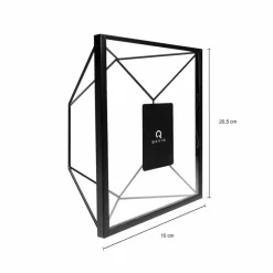 Fotolijsten-QUVIO Fotolijstje hexagon set van 3 - Zwart