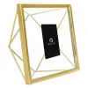 Fotolijsten-QUVIO Fotolijstje hexagon - 15 x 15 cm - staal - Goud
