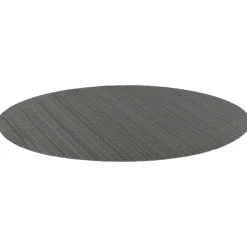 Placemats-QUVIO Placemat ovaal - 32 x 45 cm - Grijs/bruin - Set van 6