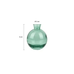 QUVIO Vazen set van 3 - Glas - Groen