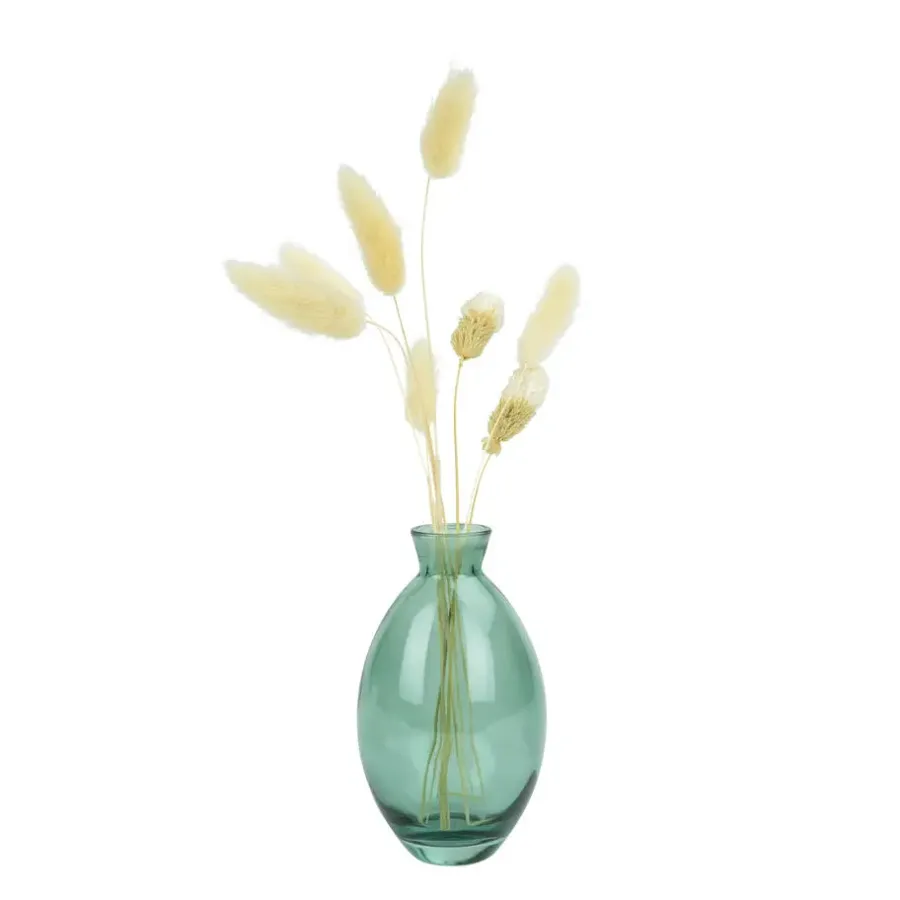 QUVIO Vazen set van 3 - Glas - Groen